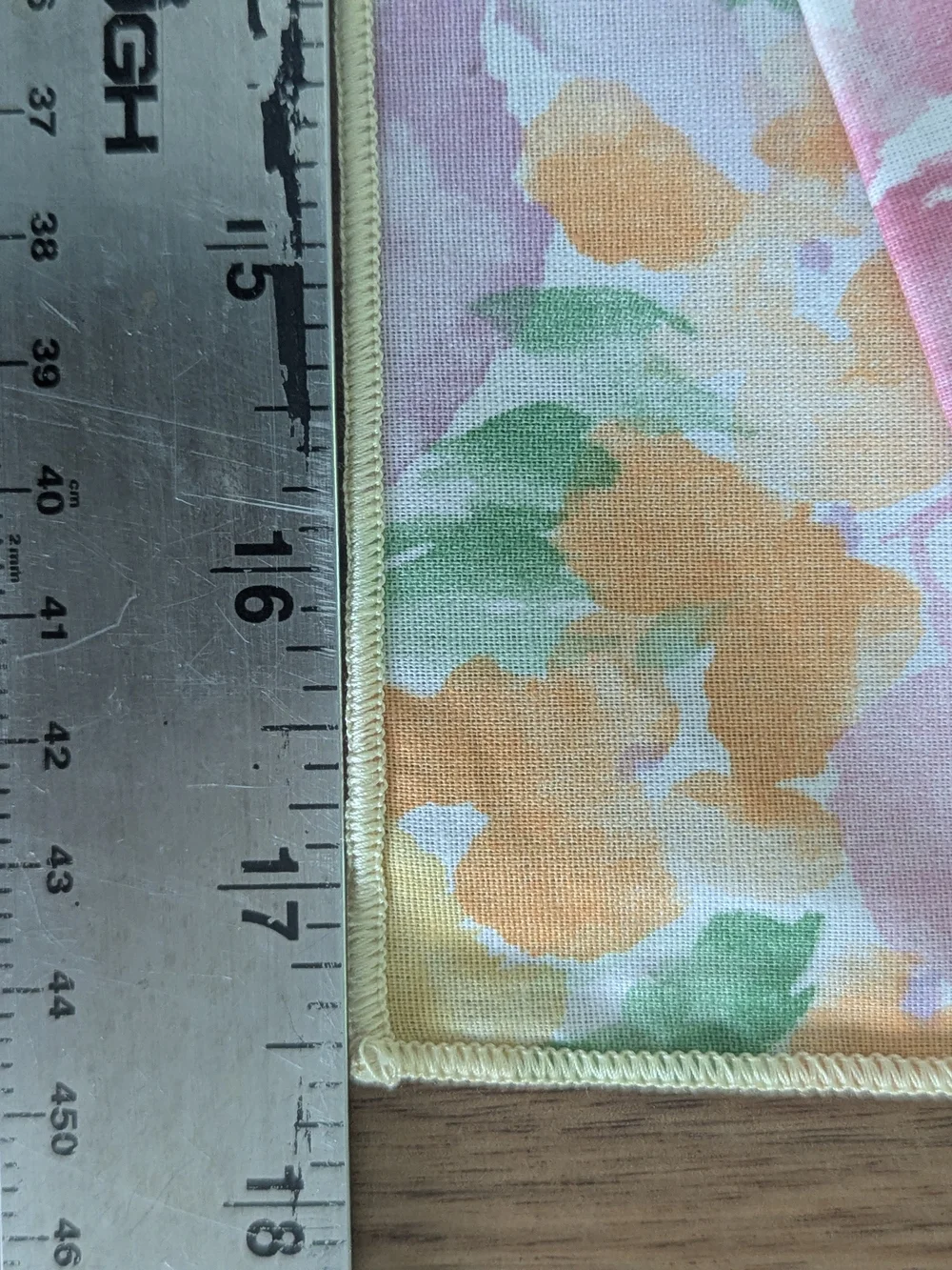 1980s Audrey Dallas Pastel Watercolor Floral Dinner Napkins - Set of 5